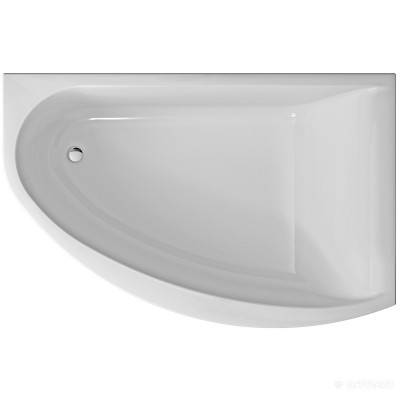 Будкрам купити Ванна акрилова асимметрична MIRRA 170х110 см, права, у комплектi з нiжками та елементами крiплення, біла