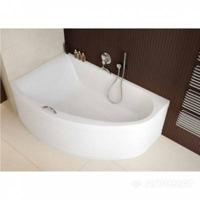 Будкрам купити Ванна акрилова асимметрична MIRRA 170х110 см, права, у комплектi з нiжками та елементами крiплення, біла Ванна акрилова асимметрична MIRRA 170х110 см, права, у комплектi з нiжками та елементами крiплення, біла 2