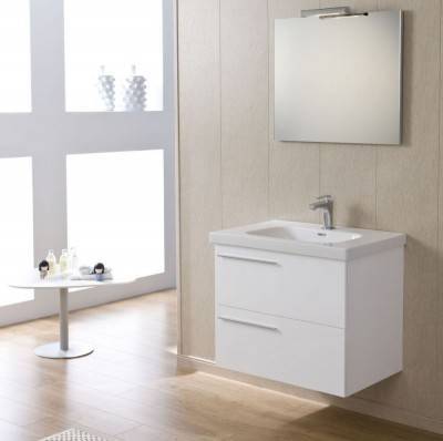 Будкрам купить OPTIMA Тумба, белая раковина 75 (2уп)