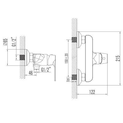 Будкрам купити NIKA Змішувач д/душу NIKA Змішувач д/душу 2