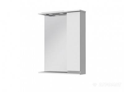 Будкрам купити МШНЗ2-65R МОНІКА Дзеркало-65 R з підсвіткою та пеналом праворуч, білий
