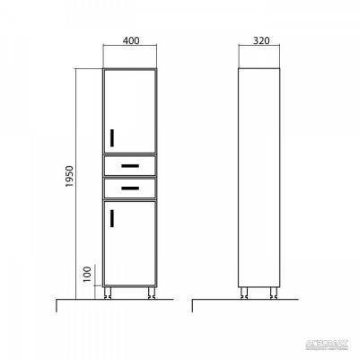 Будкрам купити АСОЛЬ Пенал-40 R, правий АСОЛЬ Пенал-40 R, правий 3