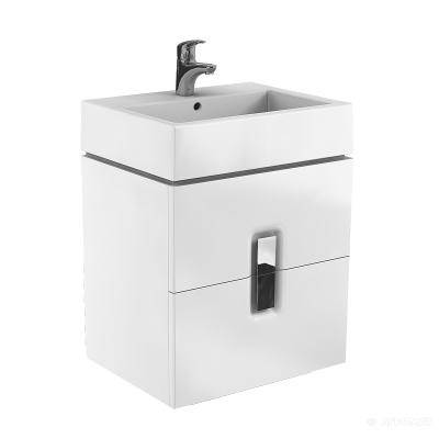 Будкрам купить TWINS шкафчик под умывальник 60 см с двумя ящиками, белый глянец