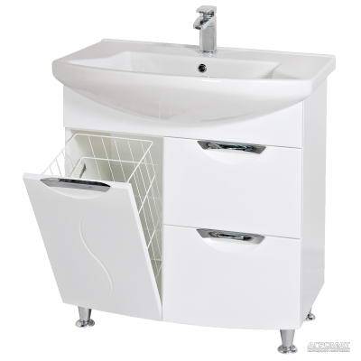 Будкрам купить ГЛОРИЯ Тумба с раковиной-75 Эвита, с корзиной