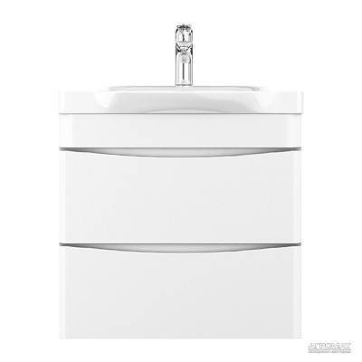 Будкрам купить LIKE, база с раковиной подвесная 80 см, белый глянец 