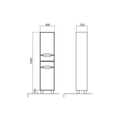 Будкрам купити ВЕНЕЦІЯ Пенал-40 R правий, з кошиком д/білизни ВЕНЕЦІЯ Пенал-40 R правий, з кошиком д/білизни 3