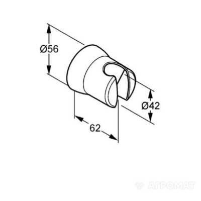 Будкрам купить Sirena white Держатель ручного душа Sirena white Держатель ручного душа 2