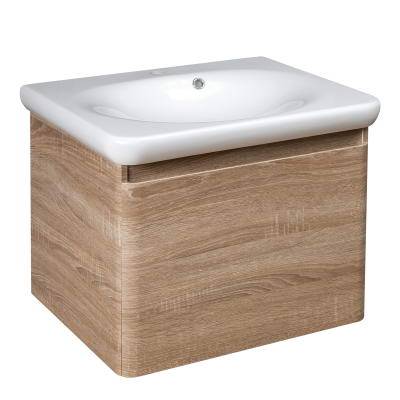 Будкрам купить FLY Тумба 60 с раковиной, цвет дуба  FLY Тумба 60 с раковиной, цвет дуба  2