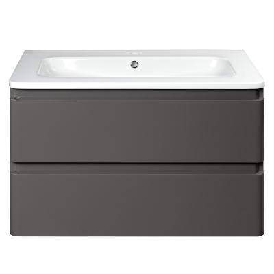 Будкрам купить FLY Тумба 80 с раковиной, серый цвет 