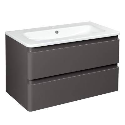 Будкрам купить FLY Тумба 80 с раковиной, серый цвет  FLY Тумба 80 с раковиной, серый цвет  2