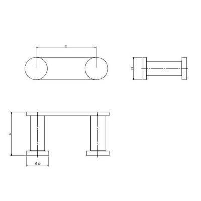 Будкрам купить STYLE Двойной крючок, хром STYLE Двойной крючок, хром 2