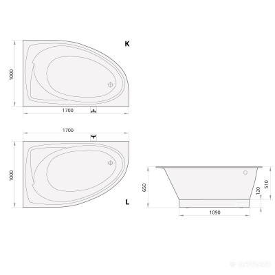 Будкрам купить VATREGR/L/00 PATREGRM/00 SIFVUNOP TRE GRANDE Ванна 170х100 с панелью и сифоном, правая, белая VATREGR/L/00 PATREGRM/00 SIFVUNOP TRE GRANDE Ванна 170х100 с панелью и сифоном, правая, белая 4