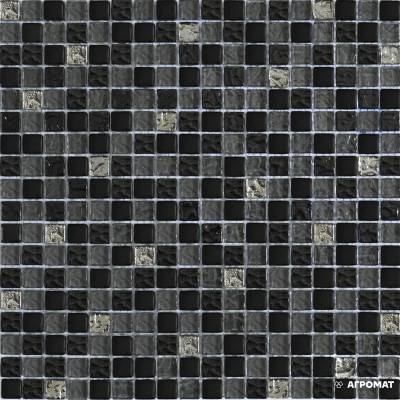 Будкрам купить Мозаика микс серо-черный