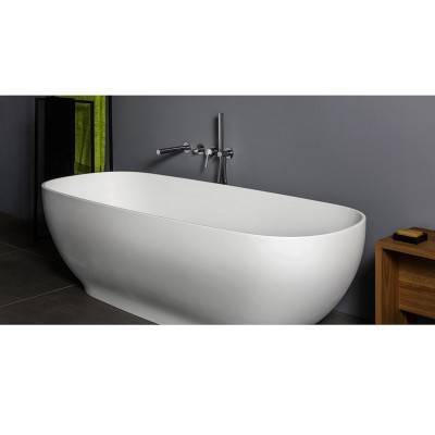 Будкрам купити Sidd  ванна окремостояча зі штучного каменю, 1710х710, з сифоном, біла Sidd  ванна окремостояча зі штучного каменю, 1710х710, з сифоном, біла 2