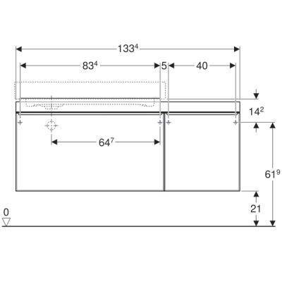 Будкрам купити Citterio Тумба під умивальник 90 см, з 2 висув.ящиками і полицею справа, корпус: сіро-коричневий дуб; фасад: скляна панель чорного кольору Citterio Тумба під умивальник 90 см, з 2 висув.ящиками і полицею справа, корпус: сіро-коричневий дуб; фасад: скляна панель чорного кольору 4