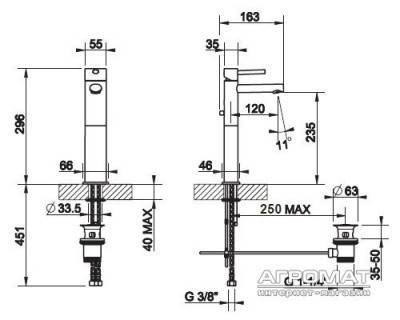 Будкрам купити Ovale Змішувач д/раковини Ovale Змішувач д/раковини 3