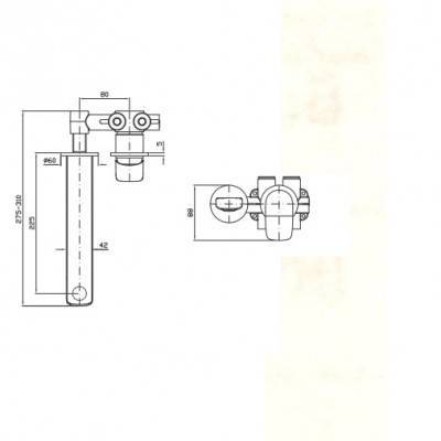 Будкрам купити Brim Зовнішня частина вбудовного змішувача для раковини  на 2 отв. з виливом 225 мм, хром Brim Зовнішня частина вбудовного змішувача для раковини  на 2 отв. з виливом 225 мм, хром 2