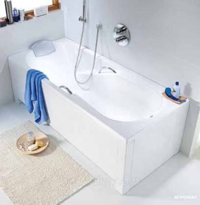 Будкрам купити Ванна акрилова прямокутна COMFORT 170х75 см у комплектi з нiжками та елементами крiплення, біла Ванна акрилова прямокутна COMFORT 170х75 см у комплектi з нiжками та елементами крiплення, біла 2