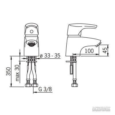Будкрам купить New Saga Смеситель для раковины New Saga Смеситель для раковины 2