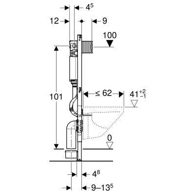 Будкрам купити Duofix Omega Інсталяція д/підв. унітазу Duofix Omega Інсталяція д/підв. унітазу 3