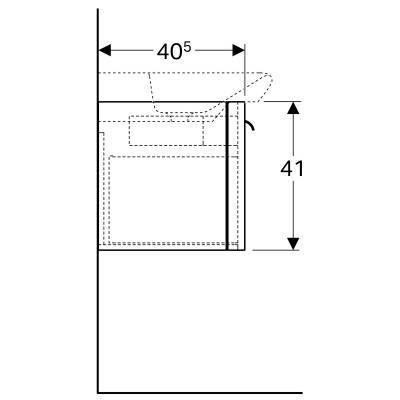 Будкрам купити myDay Шафка під умивальник 100 см, з 1 висув.ящиком, колір білий глянець myDay Шафка під умивальник 100 см, з 1 висув.ящиком, колір білий глянець 3