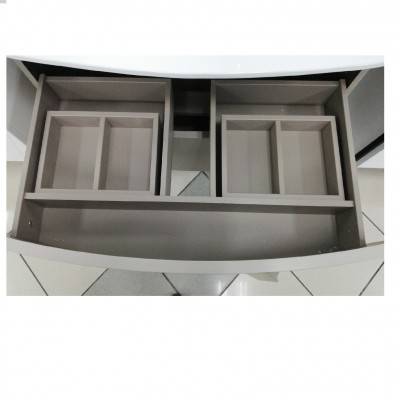 Будкрам купити Тумба WAVE 80 на 2 ящики, матова сіра + раковина керамічна Trend, Тумба WAVE 80 на 2 ящики, матова сіра + раковина керамічна Trend, 2