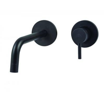 Будкрам купить LIGHT Смеситель для раковины, излив 175 мм черный