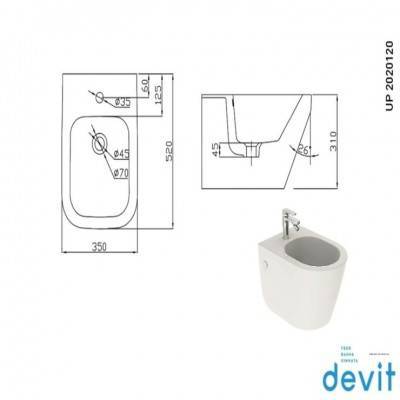 Будкрам купити UP Біде підвісне + кріплення UP Біде підвісне + кріплення 2