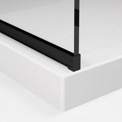 Будкрам купити BlackLine WALK-IN EASY душова фіксована перегородка, скло прозоре, проф.чорний мат BlackLine WALK-IN EASY душова фіксована перегородка, скло прозоре, проф.чорний мат 5