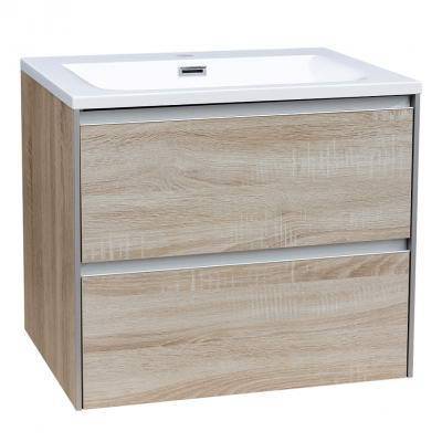 Будкрам купить CITY Тумба 60 с раковиной, цвет дуба  CITY Тумба 60 с раковиной, цвет дуба  2