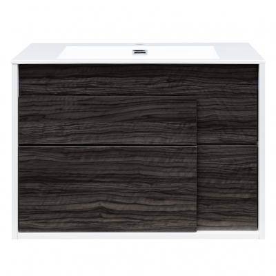 Будкрам купить CITY Тумба 80 с раковиной, цвет белый, орех 