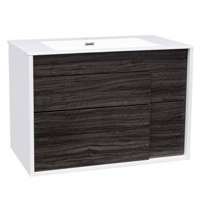 Будкрам купить CITY Тумба 80 с раковиной, цвет белый, орех  CITY Тумба 80 с раковиной, цвет белый, орех  2