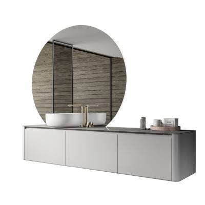 Будкрам купить LINEA Тумба 1800 с матовой раковиной из искусственного камня, белая