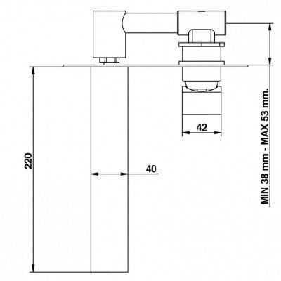 Будкрам купить Внутренняя часть смесителя для раковины