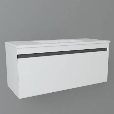 Будкрам купить UP Тумба 100 с раковиной, белый