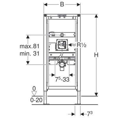 Будкрам купити Duofix Рама д/уринала, для прихованої  системи управління змивом Duofix Рама д/уринала, для прихованої  системи управління змивом 3