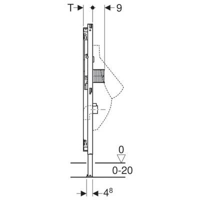 Будкрам купити Duofix Рама д/уринала, для прихованої  системи управління змивом Duofix Рама д/уринала, для прихованої  системи управління змивом 4