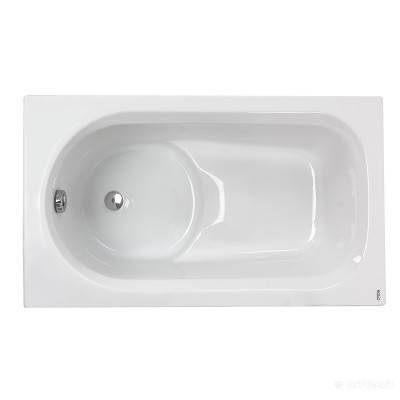 Будкрам купити Ванна акрилова прямокутна DIUNA 120х70 см у комплектi з нiжками та елементами крiплення, біла