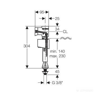 Будкрам купить ImpulsBasic340 наливной механизм 3/8 ImpulsBasic340 наливной механизм 3/8 2