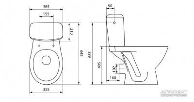 Будкрам купить KORAL 17 K010 3/6л Компакт крышка полипро. KORAL 17 K010 3/6л Компакт крышка полипро. 2