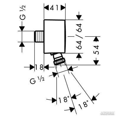 Будкрам купити PuraVida Fixfit Шлангове підключення PuraVida Fixfit Шлангове підключення 2