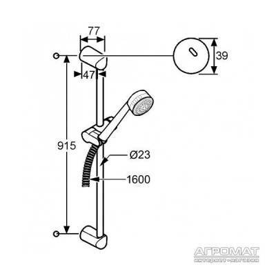 Будкрам купить Zenta 3S white Душевой набор Zenta 3S white Душевой набор 2