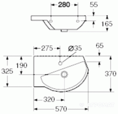 Будкрам купить LOGIC Раковина-57 LOGIC Раковина-57 2