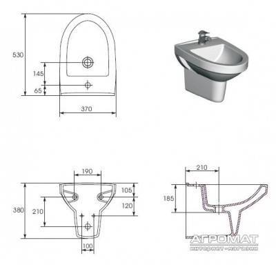 Будкрам купити OLIMPIA Біде підвісне OLIMPIA Біде підвісне 2