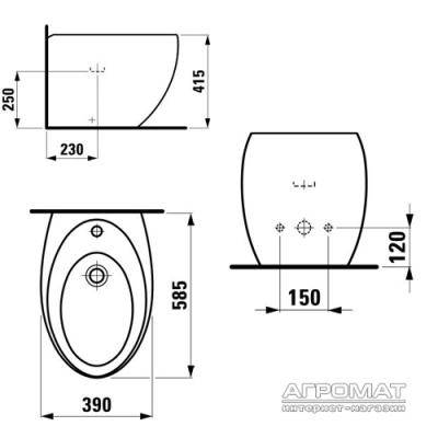 Будкрам купити ALESSI ONE біде ALESSI ONE біде 4