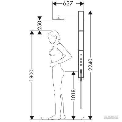 Будкрам купити Waterwall Душова панель Waterwall Душова панель 2