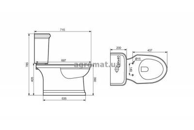 Будкрам купить SHEFFIELD Компакт кришка soft-close 3013133 (3 уп) SHEFFIELD Компакт кришка soft-close 3013133 (3 уп) 3