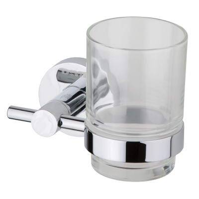 Будкрам купити AURORA Склянка з тримачем, хром + скло