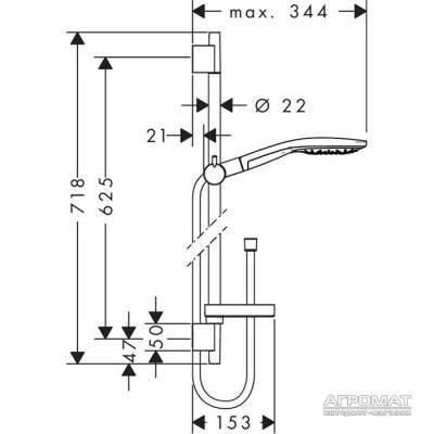 Будкрам купити Raindance Select 150/Unica’S Puro Душовий набір Raindance Select 150/Unica’S Puro Душовий набір 3