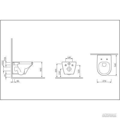 Будкрам купить  Inspire Унитаз подвесной  Inspire Унитаз подвесной 2